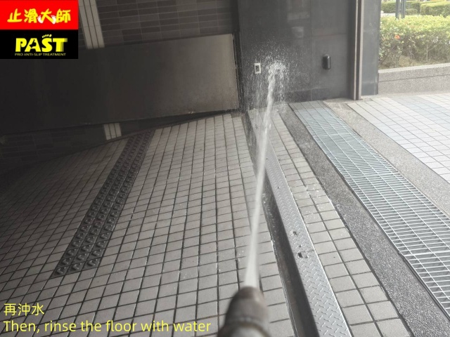社區車道止滑施工