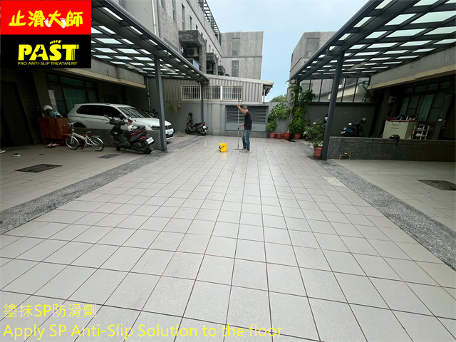 平面車道防滑施工