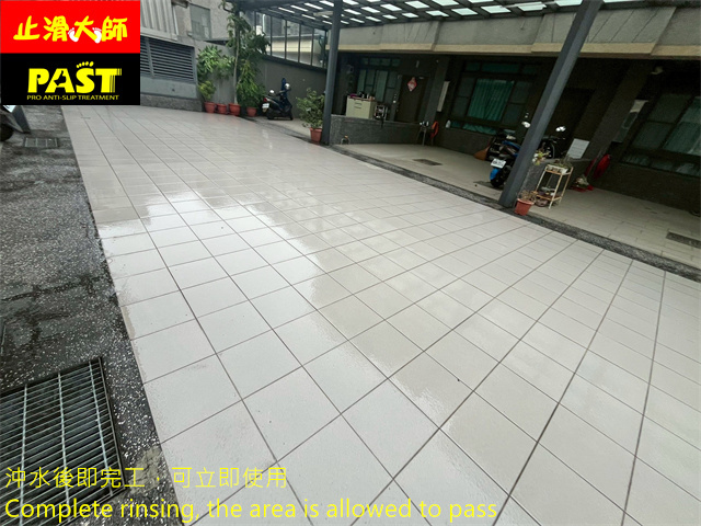 平面車道防滑施工